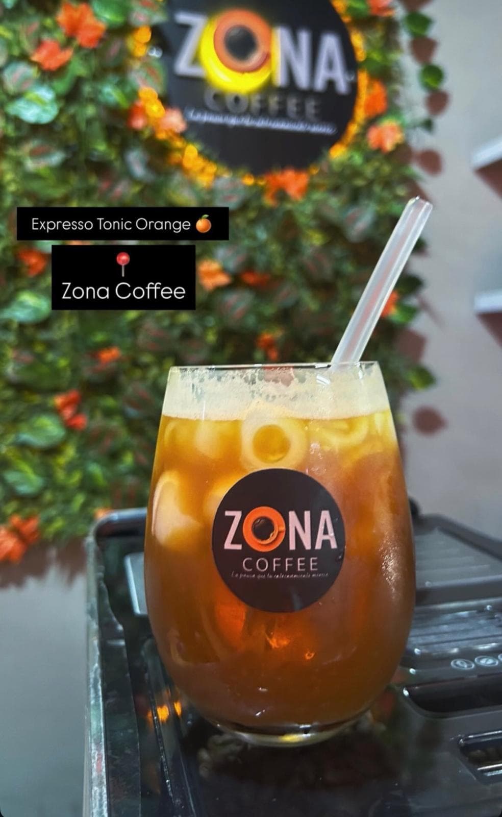 Bebida preparada en Zona Coffee