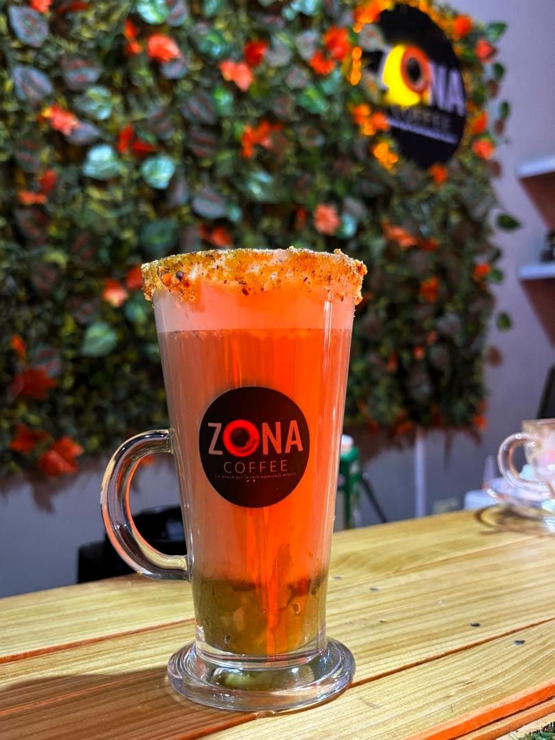 Bebida preparada en Zona Coffee