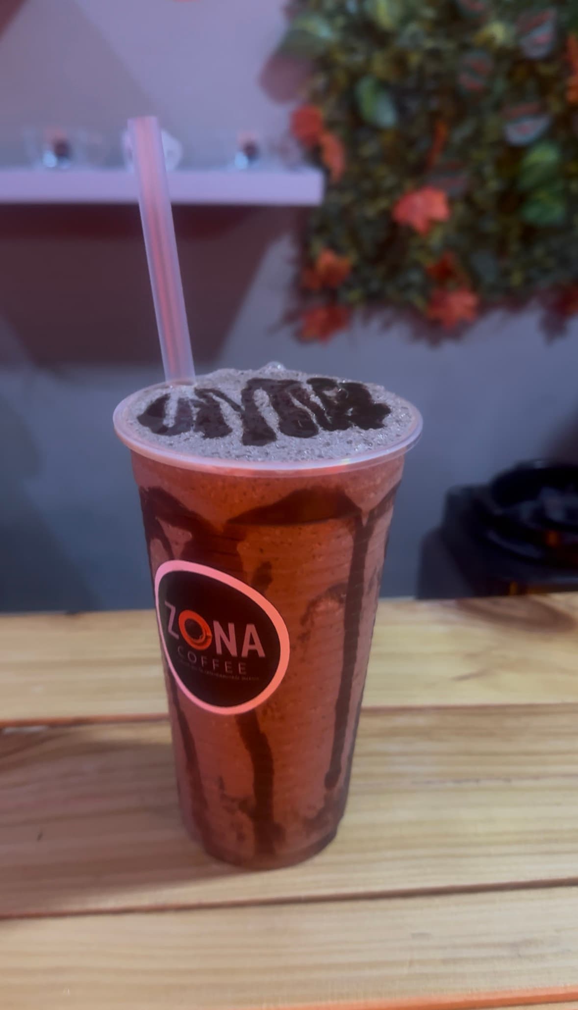 Bebida preparada en Zona Coffee